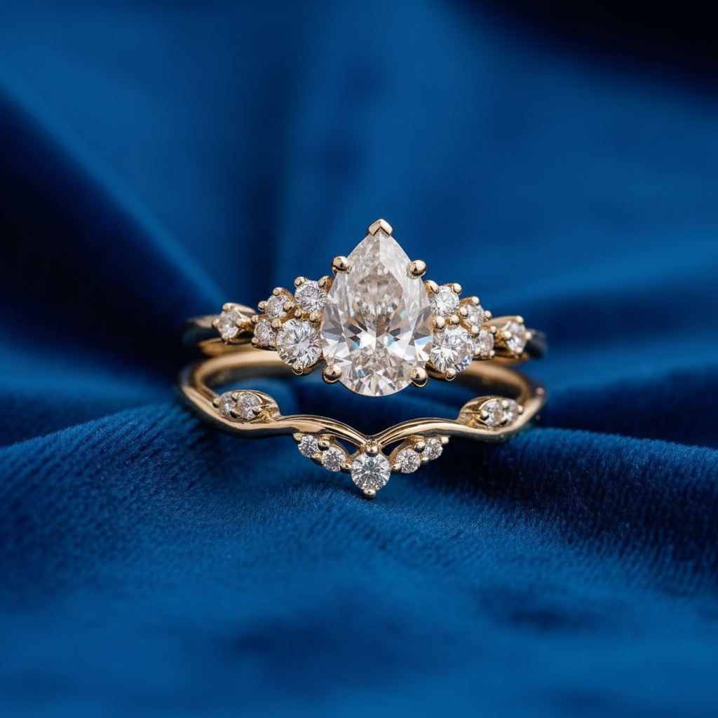 45 degree angle blue velvet
