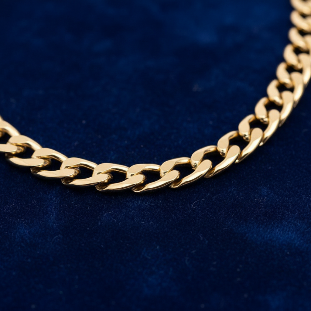 Cuban Chain Necklace Link Detail
