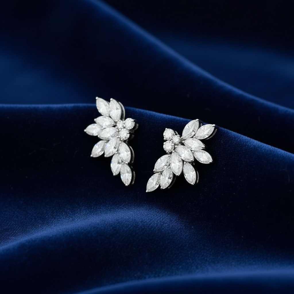 Earring close-up detail