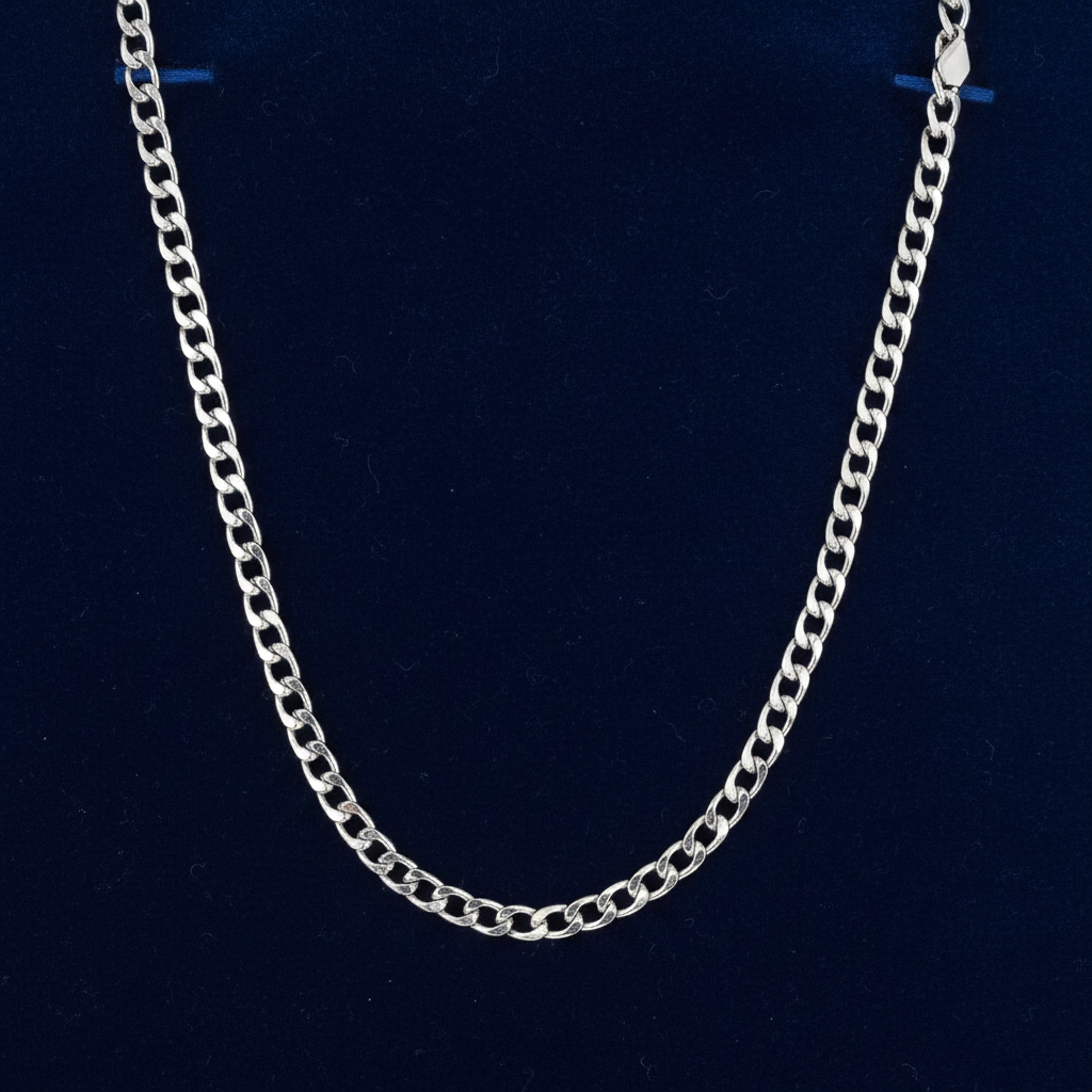 Front flat lay on blue velvet