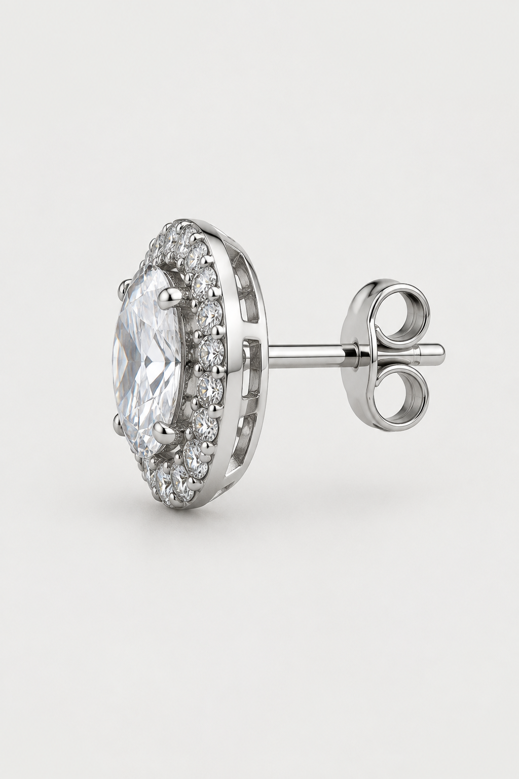 Halo earring left side
