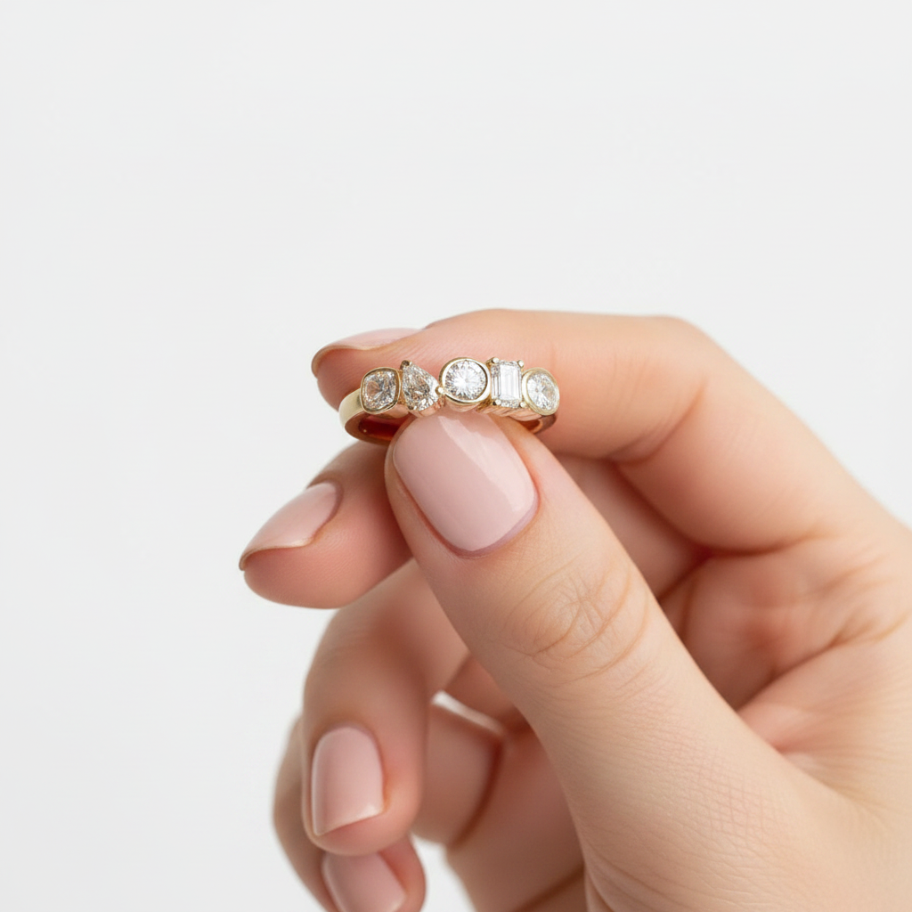 Person Holding Ring