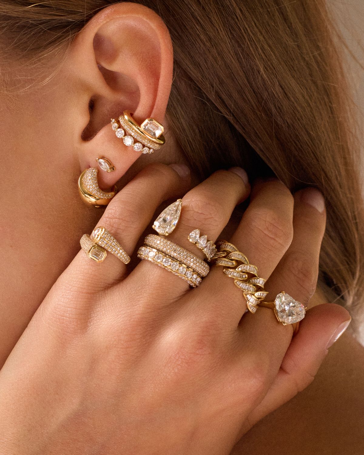 Rings by finger