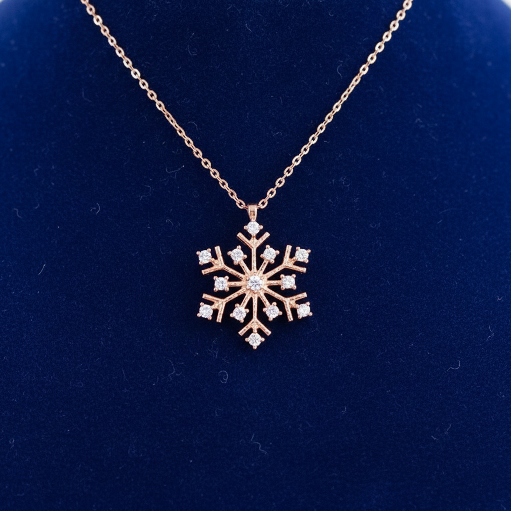 Snowflake Necklace - Front